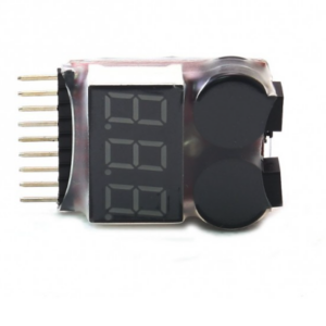 1-8S Lipo Battery Voltage Tester / Low Voltage Buzzer Alarm