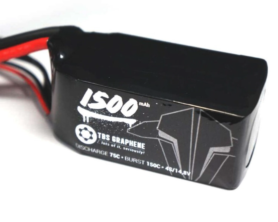 1500mAh 4S 75C Lipo Battery By TBS