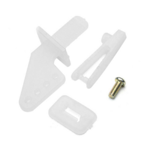 Nylon hinges with a fastener