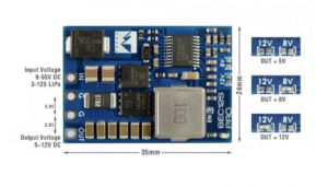 BEC12S PRO 9-55V to 5/8/12V-5A By Matek