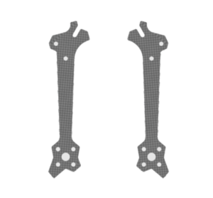 Nazgul Evoque Front F5D V2 Replacement Arm (1pc) By Iflight